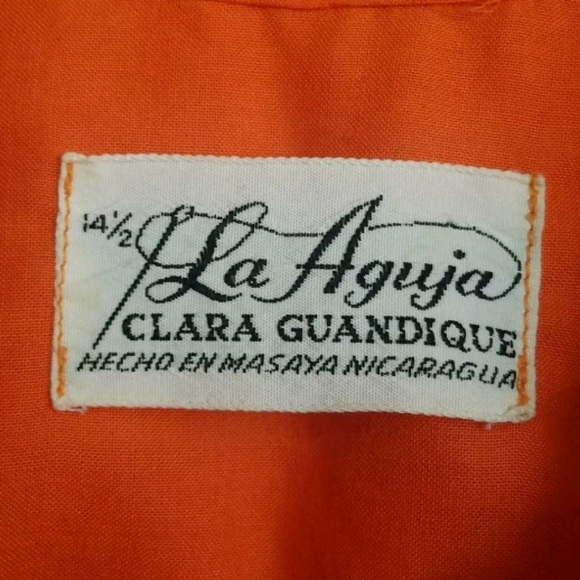 Vinatge La Aguja Men's Casual Button Front Shirt  - Picture 3 of 4